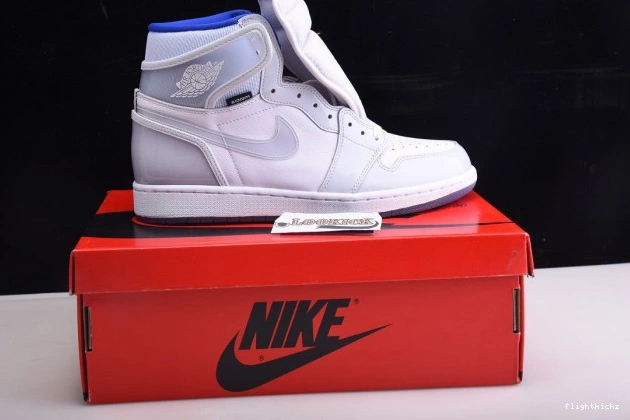 1 CK6637-104 Blue Jordan Air White Zoom Racer High Retro 1028